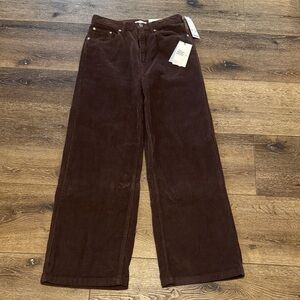 BDG high & wide brown pants 28 NWT